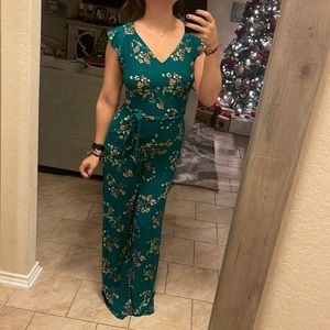 Xhilaration Green Jumpsuit